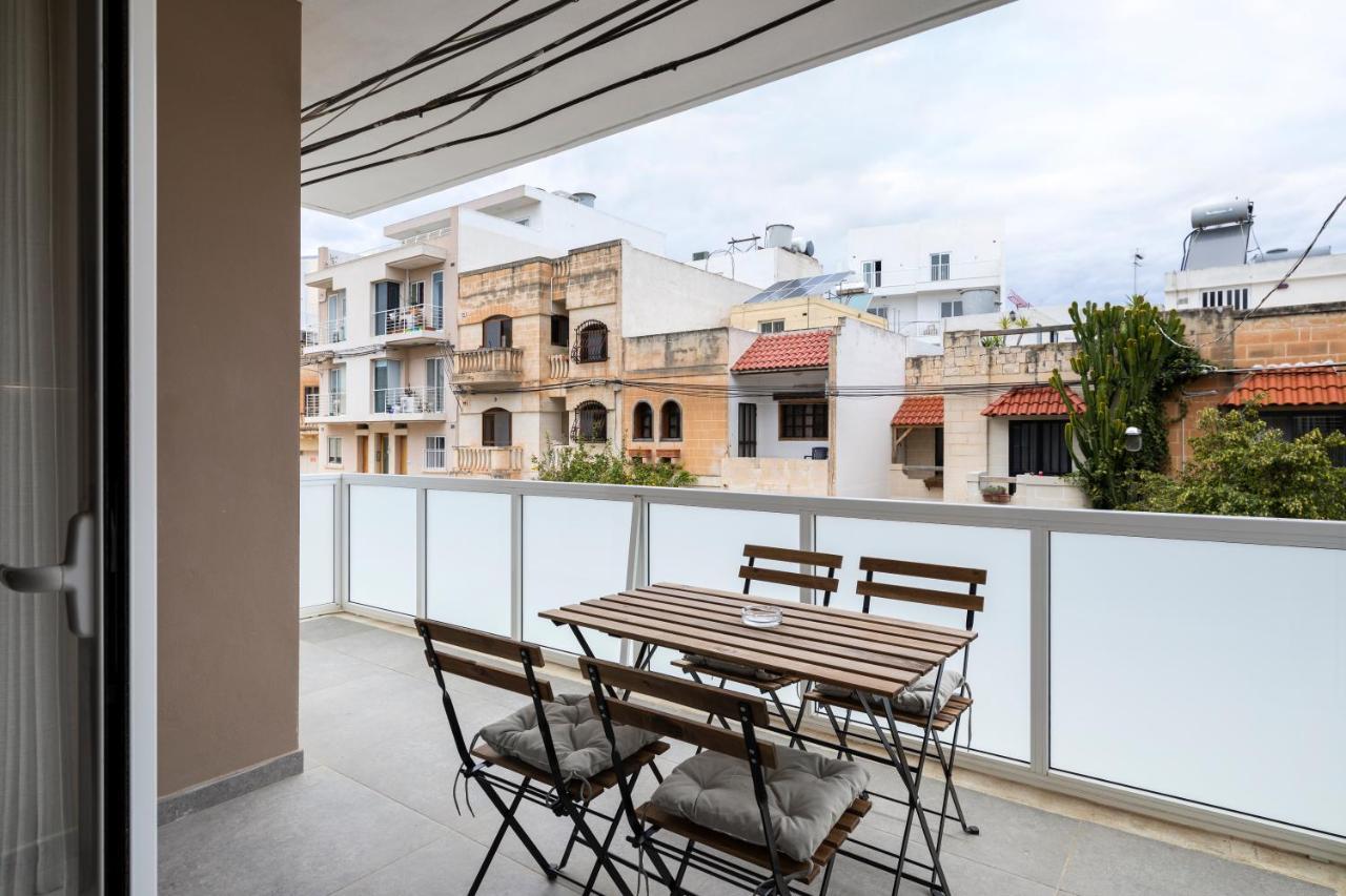 Modern 3Br Stylish Apartment With Large Balcony - Close To St Julians And St Georges Bay Is-Swieqi Exterior foto